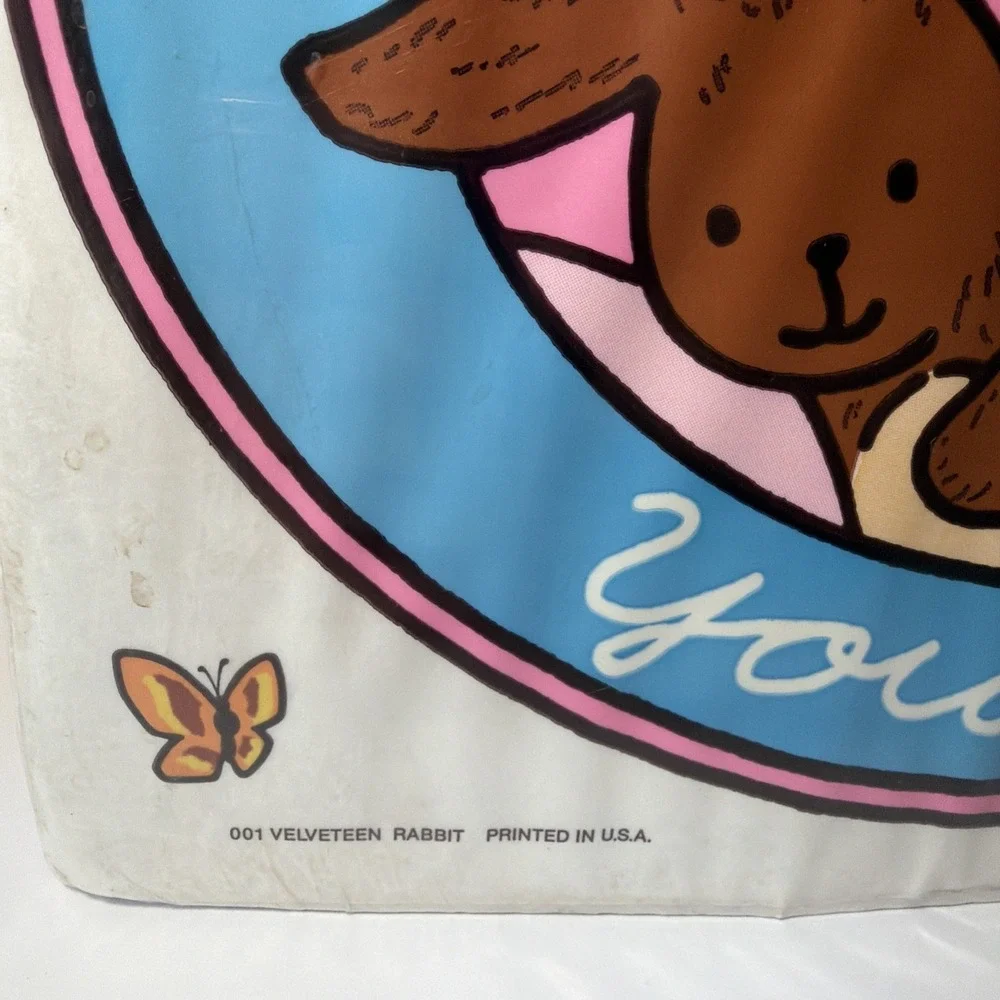 READ Nos VELVETEEN RABBIT Baby Nursery Decorations Stick-ups Stickers 1985 Bunny